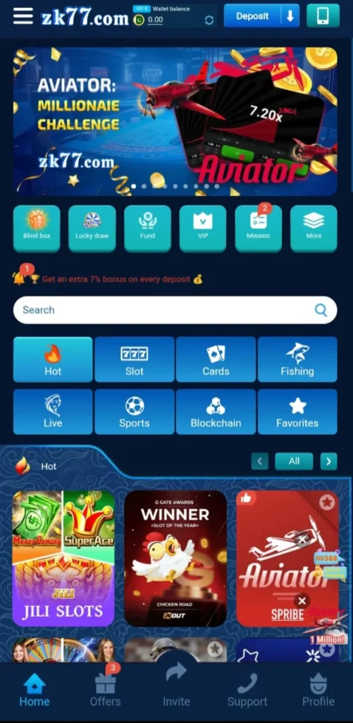 ZK77 Game Earning app in Pakistan