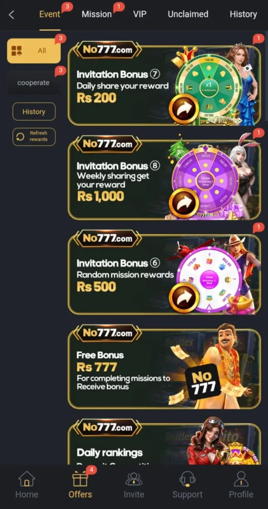 NO777 Game Real Money App