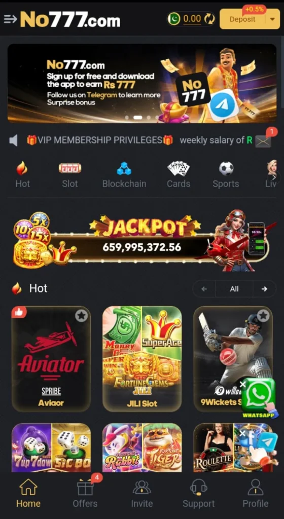 Download the latest version 2025 of NO777 Game Login for free