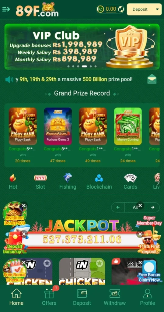89F Game Earning App in Pakistan