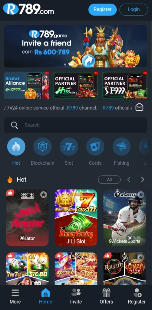 R789 Game Earning App in Pakistan