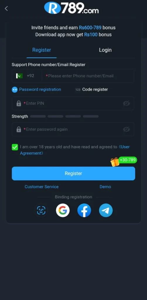 R789 Game Login for free