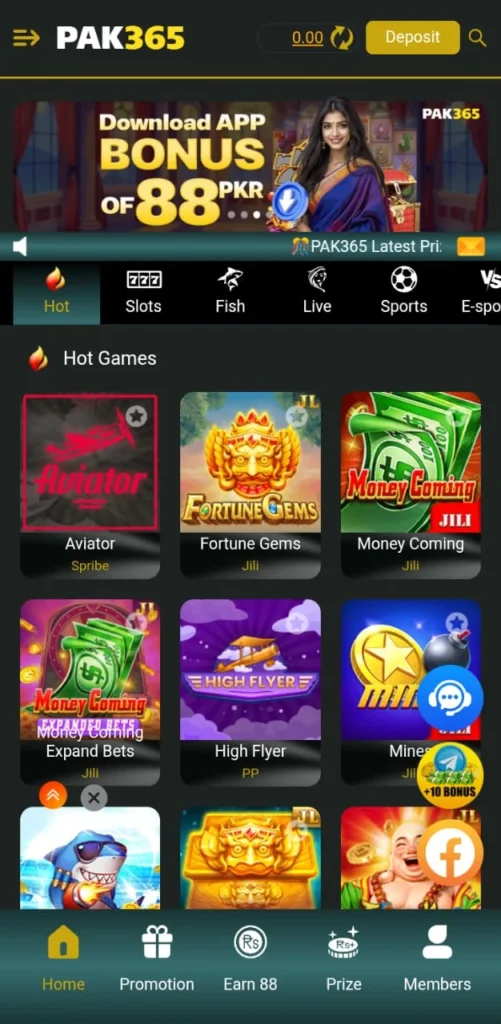 PAK365 Game Earning App in Pakistan