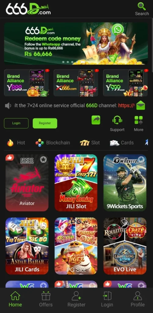 Download the latest version 2025 666D Game online APK