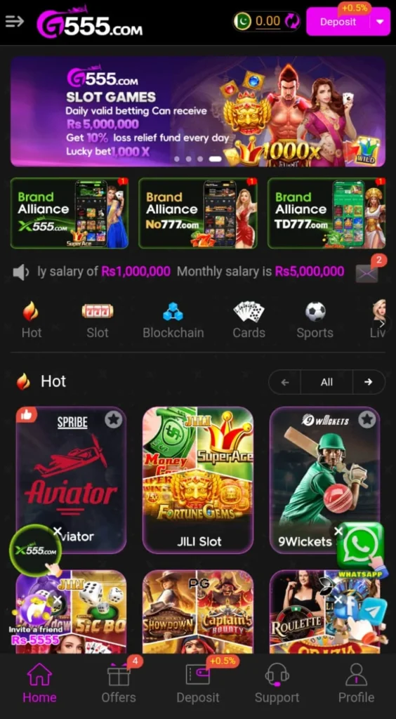 Download the latest version 2025 of G555 Game for free