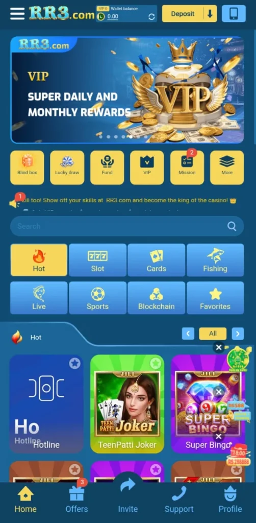 Download RR3 Game New Version and get VIP super daily and monthly rewards