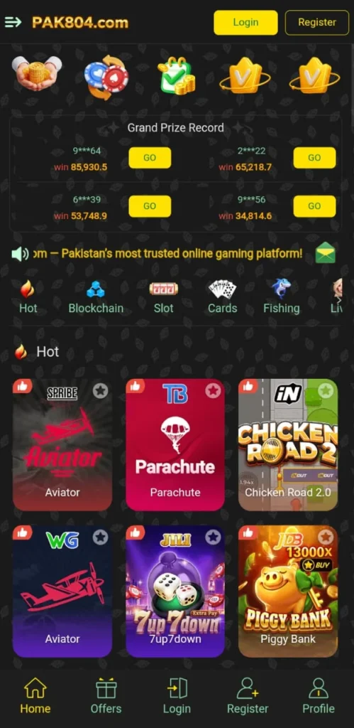 Download the latest version 2025 of PAK804 Game for Android