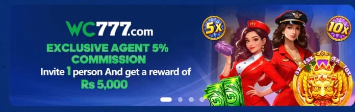 Get WC777 Game for free and unlock bonuses