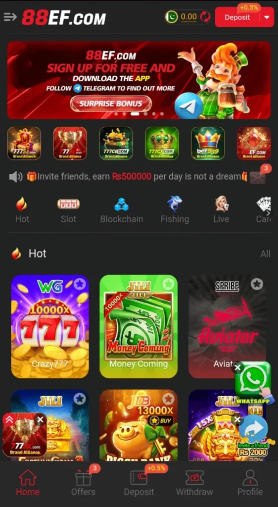 Download the latest new version of the 88EF Game for Android 2026