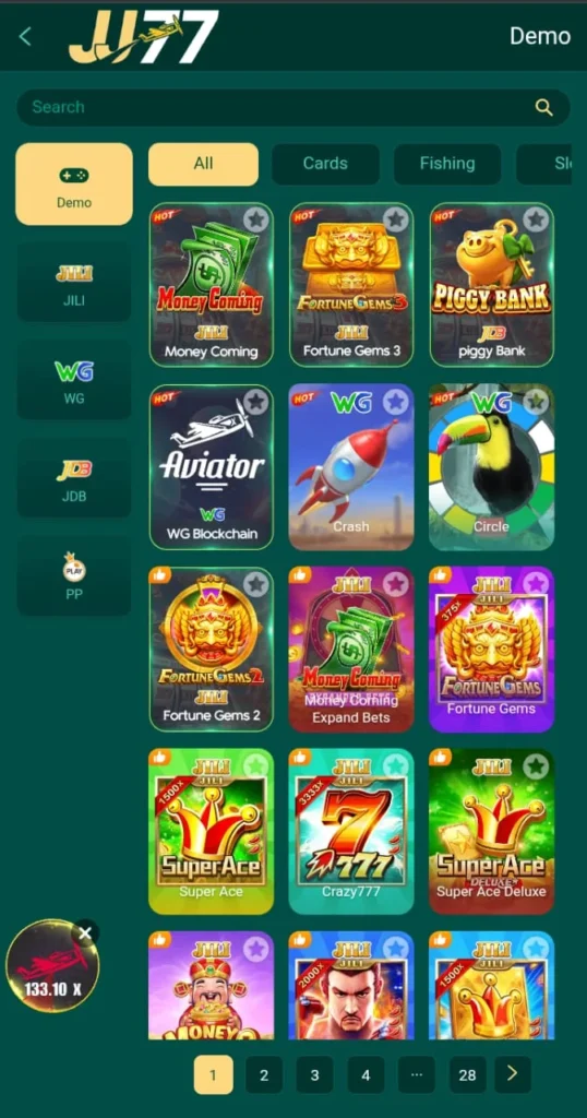 jj77 casino login register online