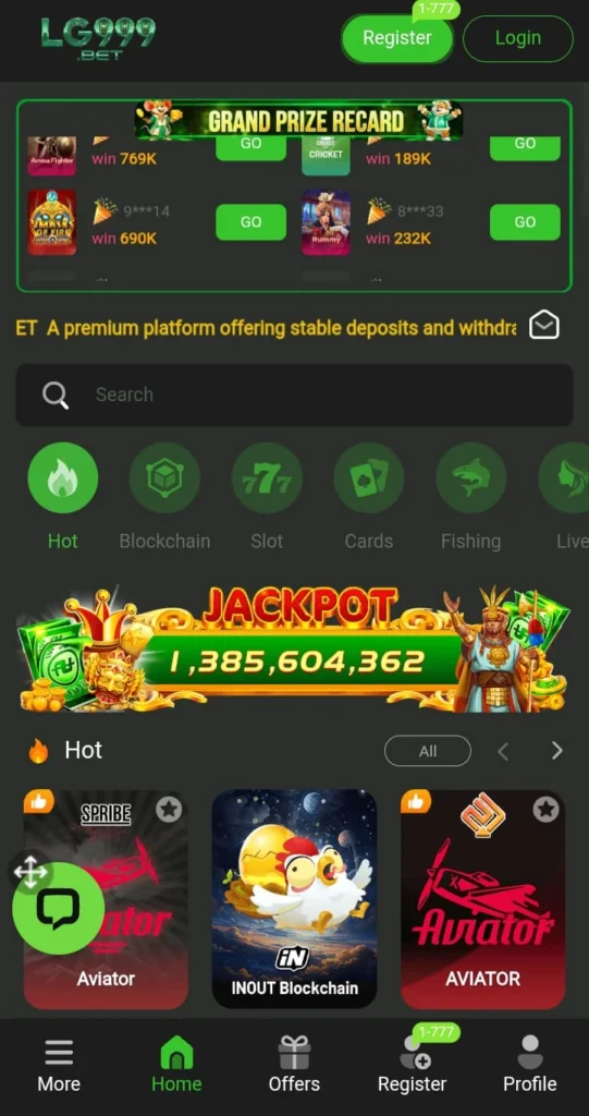 LG999 Game Free Download