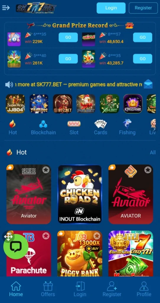 Download the SK 777 Game for Android 2026